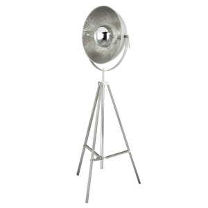 Stativ Stehlampe, Chrom, H 180 cm, verstellbar, XIRENA