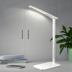 LED Schreibtischlampe, Touch-Dimmer, weiß, H 55cm