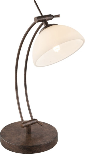 LED Tischleuchte bronzefarben matt, mit Touch-Ein/Aus HORSTI