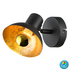 RGB LED Wandstrahler aus Metall, beweglicher Spot,  LOTTE