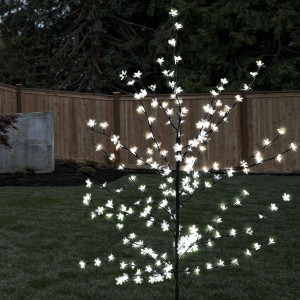Dekobaum, Außenbereich, 200 LED's, Kupfer, H 150 cm