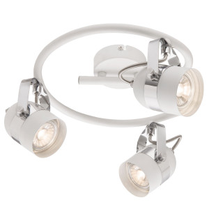 LED Rondell Deckenlampe, bewegliche Spots, 28 cm, CALGARY