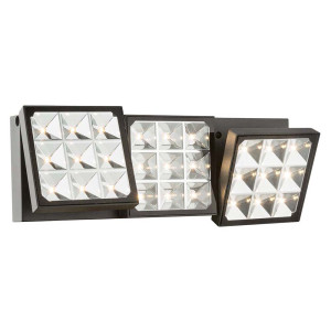 LED Außen Wandleuchte, 3 bewegliche Strahler BOLTON