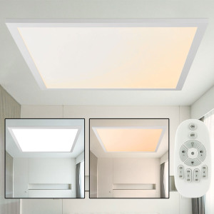 LED Deckenleuchte, Fernbedienung, dimmbar, Farben Fixierbar