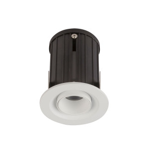LED Einbaustrahler LUWIN I, Alu, beweglich, weiß