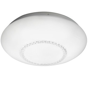 LED Deckenleuchte, Kristall-Dekor, 30,8 cm, MARTINA