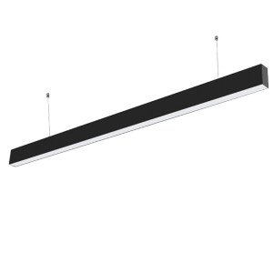 LED Hängeleuchte aus Aluminium, schwarz, Breite 119,3 cm