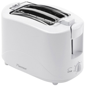 2 Scheiben-Toaster mit Krümelschublade und Brötchenaufsatz