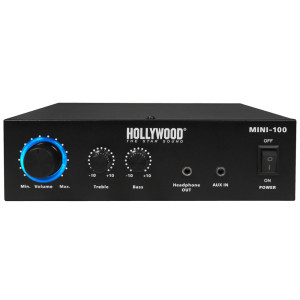 100W Verstärker mit blauer Beleuchtung, Hollywood MINI-100