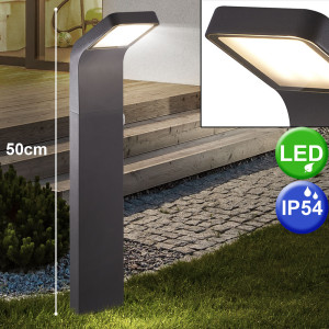 LED Aluminium Stehleuchte, anthrazit, Höhe 50 cm