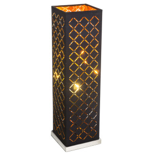 LED Textil Tischleuchte, Flammeneffekt, Höhe 57 cm, CLARKE