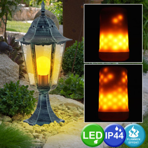 LED Stehleuchte, Flammeneffekt, Höhe 49 cm, NORDERNEY