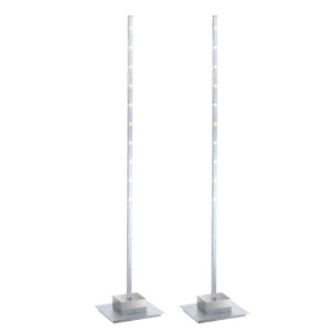 2er Set LED Tischlampen aus Aluminium, Höhe 100 cm, CALIBAN