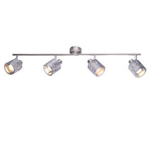 LED Deckenlampe, Dekorstanzungen, Samt, L 84 cm, ALYS