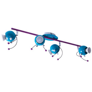 RGB LED Kinder Deckenlampe Käferkopf Spots beweglich, LAIA 1