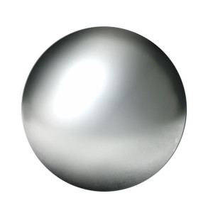 Edelstahl Dekokugel, poliert Durchmesser 32 cm