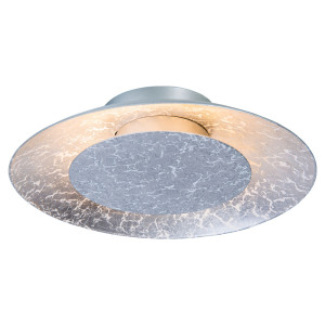 LED Deckenlampe, silber, rund, 22 cm, DALIA