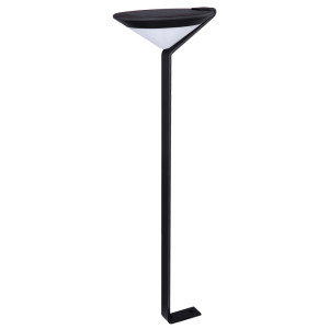 LED Solarleuchte, Aluminium, schwarz, Bewegungsmelder, SOLALUS
