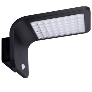 LED Solar Wandleuchte mit Bewegungsmelder, H 14,4 cm,  SOLALUS