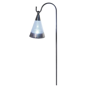 LED Solar Pendelleuchte, Kegel Design, Höhe 65 cm