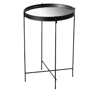 Beistelltisch, Eisen, schwarz, Höhe 43cm, MALCOLM