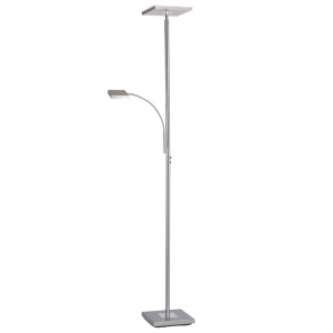 LED Standleuchte mit flexiblem Leselichtarm und Touchdimmer