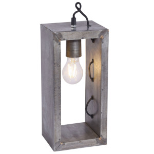 Tischlampe, Eisen, Industrial Stil, Höhe 30 cm