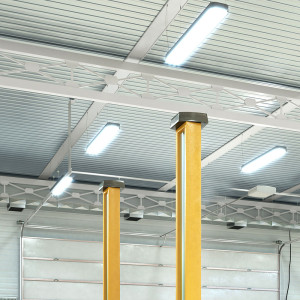 4x LED Wannenleuchten, Tages-Licht, Länge 66,6 cm VT-6028