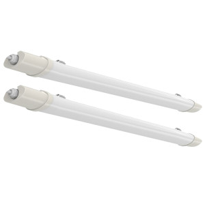 2x LED Wannenleuchten, 4000 Lumen, Kaltweiß, L 150 cm, VT-1549