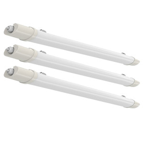 3er Set SMD LED Wannenleuchte, 48 Watt, neutralweiß, IP65, VT-1549