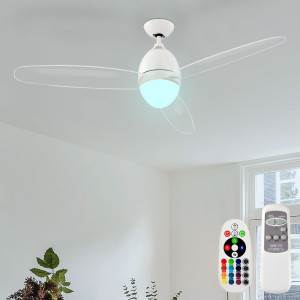 RGB LED Deckenventilator mit Fernbedienung PREMIER