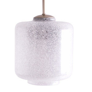 Pendelleuchte, Glas, Kristalle, Chrom, 18 cm
