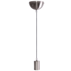 Pendelleuchte, silber, Höhe 150 cm, CORD