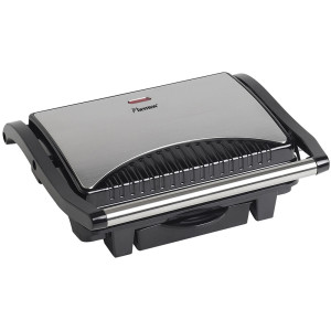 1000 Watt Panini Kontakt Grill, fettarm grillen, Edelstahl