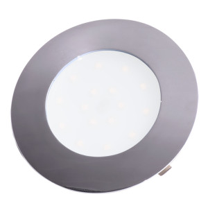 LED Einbauleuchte, Chrom, 10,2 cm, TINUS