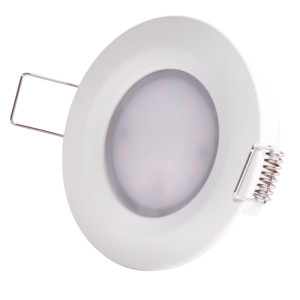LED Einbaulampe, Aluminium, rund, weiß, 7,8 cm, COIN SLIM