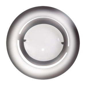 LED Einbauleuchte, Chrom, dimmbar, 8,2 cm