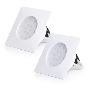 2er Set LED Decken-Einbaustrahler, weiß, 10,2 cm, TINUS