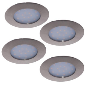 4er Set LED Einbaustrahler, dimmbar, 10,2 cm TINUS