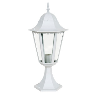 LED Sockelleuchte, ALU, weiß, H 49 cm,  NORDERNEY