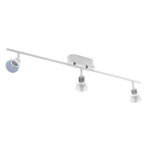 LED Deckenleuchte, weiß, Spots verstellbar, L 82 cm