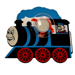 Kinderlampe im Lokomotiven Design mit Cars Stickern LOCO
