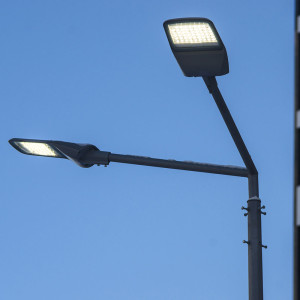 2er Set LED Straßenleuchte, 3000 Lumen, kaltweiß, VT-31ST