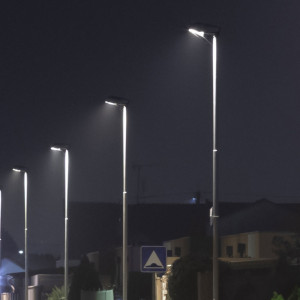 4er Set LED Straßenleuchte, 3000 Lumen, kaltweiß, VT-31ST