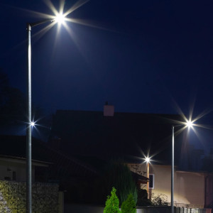 2er Set 50 Watt LED Straßenleuchten, 5000 Lumen, kaltweiß, VT-51ST