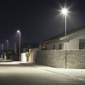 4er Set 50 Watt LED Straßenleuchten, 5000 Lumen, kaltweiß, VT-51ST