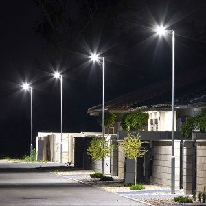 4x 100 Watt LED Straßenleuchte, 10.000 Lumen, kaltweiß, VT-101ST