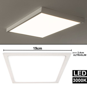 LED Aufbaupanel, 1440 Lumen, warmweiß, Länge 19 cm