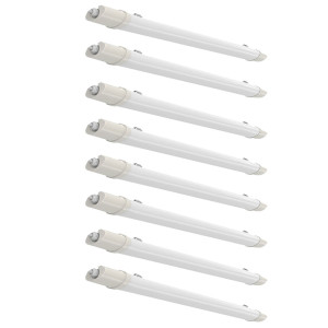 8er Set LED Wannenleuchte, 1530 Lumen, kaltweiß, VT-1518