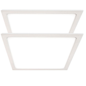 2x LED Aufbau Panel, 1500 Lumen, Neutralweiß, L 19 cm, VT-1805 SQ